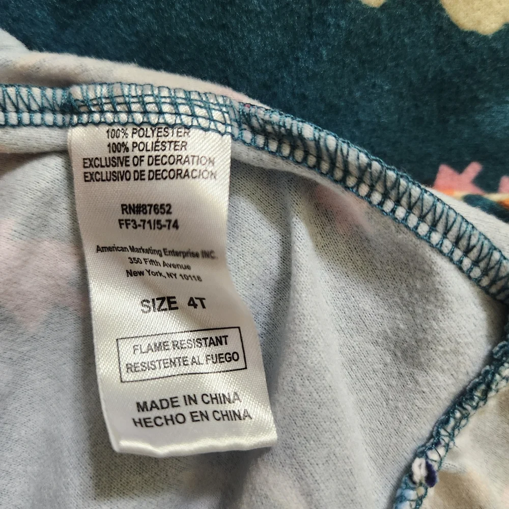 3 Disney Gowns & 1 Bluey Gown, Size 4, Total 3 Gowns